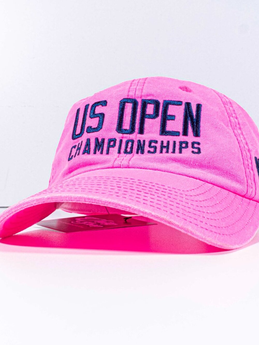 US Open Tennis Championships NYC Hat Pink American Needle Strapback Dad Cap